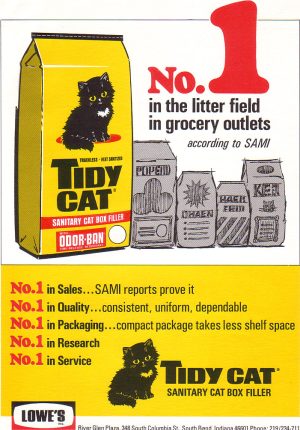 October 11, 1970 - Tidy Cat ad.
